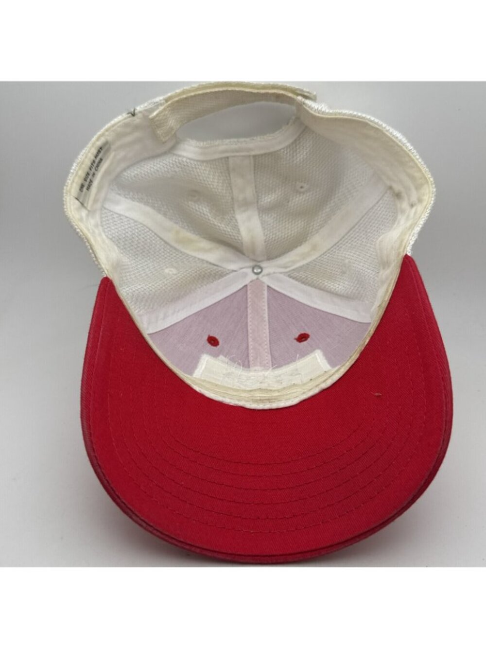 Bell's Brewery Kalamazoo MI Trucker Hat Cap Red White Adjustable Snapback Mesh - Picture 4 of 5